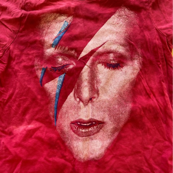 Tie dye David Bowie Aladdin Sane t-shirt - Picture 2 of 4